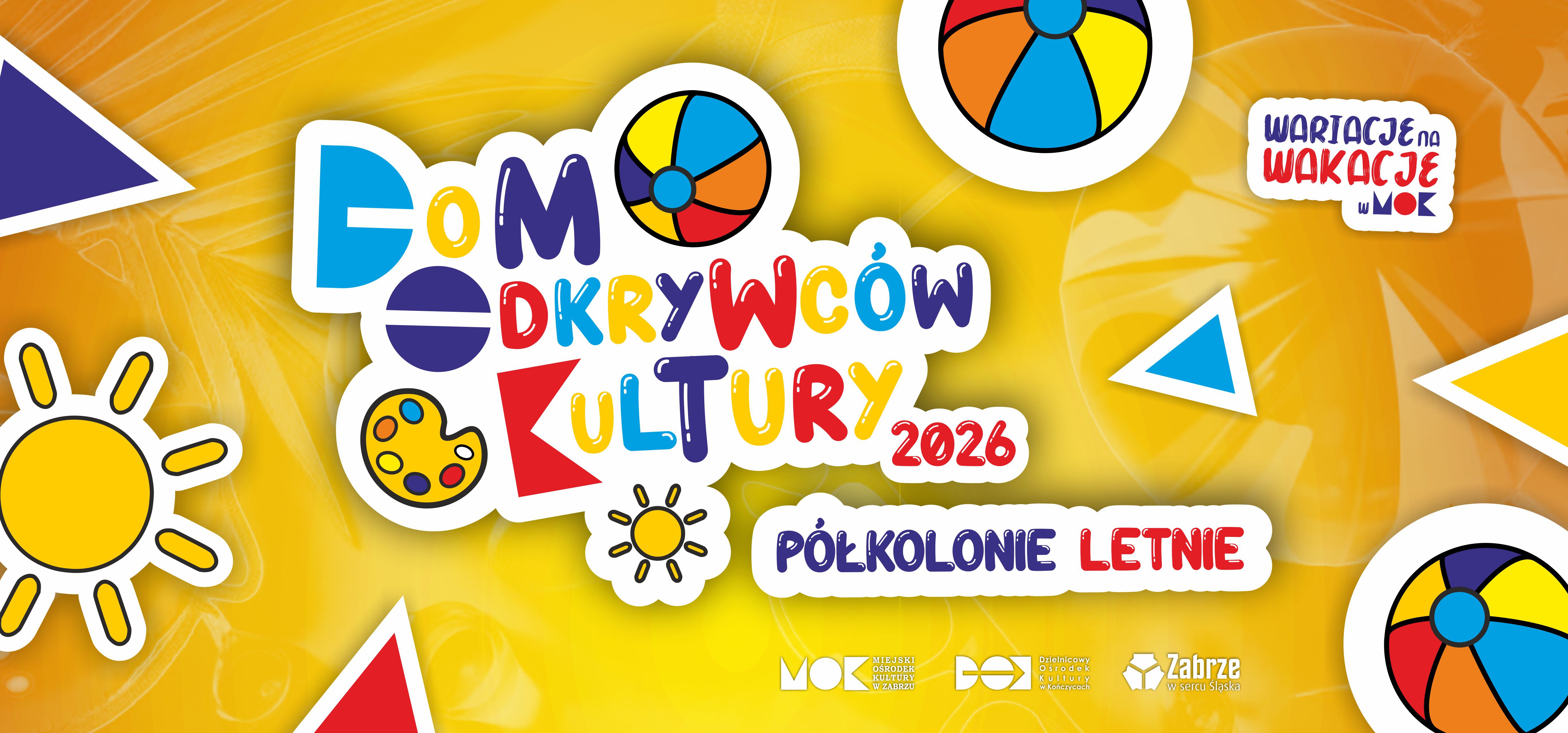 baner promujący półkolonie letnie