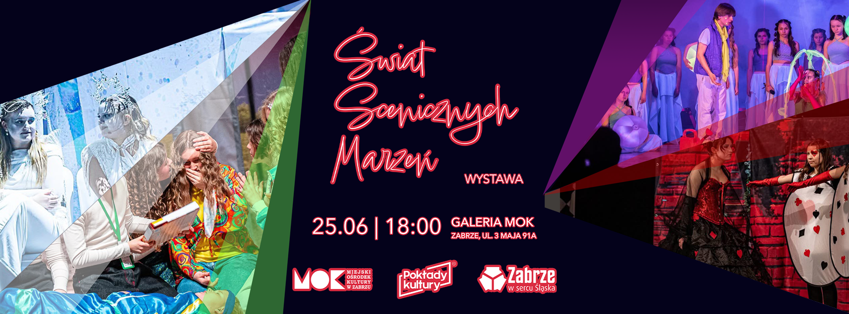 baner promujący wystawę w Galerii MOK